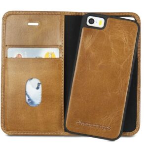 TESTVARE - dbramante1928 - 2in1 lædercover LYNGE - Tan - iphone 8/7/6s/6